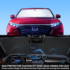 INSAUTO for 2026 CRV Windshield Sun Shade Sunshade Foldable Custom Fit 2023 2024 2025 Honda CR-V Accessories Windshield Cover Front Window Shield Blocks UV Rays and Heat Car Interior Protector