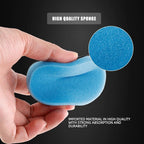Car Foam Drill Polishing Pad Kit, 44Pcs 1inch 2inch 3inch Detail Polishing Buffing Pad Mix Size Car Detailing Kit with 5/8-11 Thread Backing pad & Adapters for Buffer Polisher Polishing, Buffing