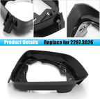 Jaronx Compatible with Tesla Model 3 Mirror Bottom Cover & Housing Frame 2017-2025, Right Passenger Side Rearview Mirror Cover Bracket Lower Base & Frame Housing Replacement for Tesla Model 3