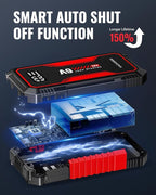 Jump Starter 4000A, VACASSO A9 Battery Jumper Starter Portable (7L Gas/4L Diesel), 12V Car Battery Booster Jump Starters