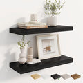 Dreamland 24 Inches Floating Shelves for Wall, 8" Deep Long Floating Shelves Set of 2, Large Display & Storage Shelf, Wall Sh