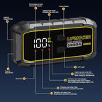 5000A Car Jump Starter-GS500 Car Battery Jump Starter for Up to ALL Gas and 10.0L Diesel Engines, 12V Portable Jump Box with