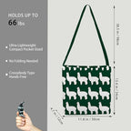 BeeGreen Reusable Grocery Shopping Bag -Travel Tote Bag - Foldable Compact Sturdy Bags