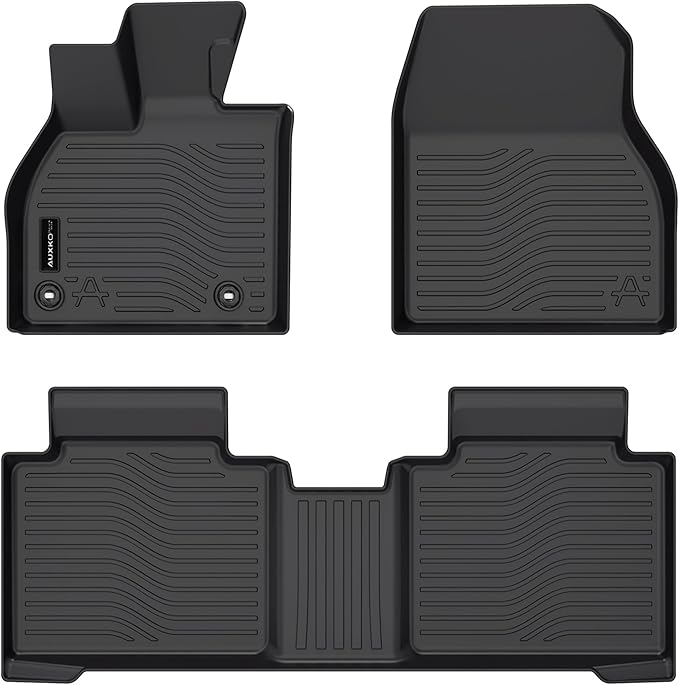 All Weather Floor Mats Fit for Subaru Solterra 2026 2025 2024 2023 Toyota bZ4X 2025 2024 TPE Rubber Liners Accessories All Season Guard Odorless Anti-Slip Floor Mats