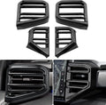INTGET 4PCS Side Dashboard AC Outlet Covers for 2022-2026 Toyota Tundra Accessories Carbon Fiber Center Console Air Vent Trim Protector for 2023 2024 2025 2026 Toyota Sequoia Accessories