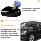 Moonlinks Compatible with Nissan Sentra 2013 2014 2015 2016 2017 2018 2019 Left Side Mirror Cover Replacement, Glossy Black Left Driver Side Door Rearview Mirror Cap Trim