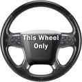 Steering Wheel Cover for Chevy Silverado 1500 2014-2018/2500 2500HD 3500 3500HD 2015-2019/ 4500HD 5500HD 6500HD 2019-2024/ Suburban Tahoe 2015-2020/ Colorado 2015-2022/ Traverse 2018-2023 Chevrolet