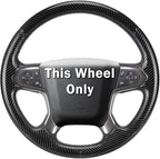 Steering Wheel Cover for Chevy Silverado 1500 2014-2018/2500 2500HD 3500 3500HD 2015-2019/ 4500HD 5500HD 6500HD 2019-2024/ Suburban Tahoe 2015-2020/ Colorado 2015-2022/ Traverse 2018-2023 Chevrolet