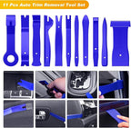 GOOACC 102Pcs Trim Removal Tool, Auto Push Pin Nylon Bumper Retainer Clip Set Fastener Terminal Remover Tool Round Handle Cro