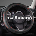 GIANT PANDA Customized Auto Steering Wheel Cover for Subaru Forester, Car Steering Wheel Cover for Subaru Outback and Crosstr