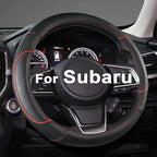 GIANT PANDA Customized Auto Steering Wheel Cover for Subaru Forester, Car Steering Wheel Cover for Subaru Outback and Crosstr