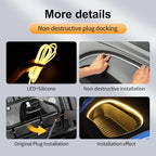 Frunk LED Light Strip for Tesla Model 3 2024 2025 2026 - Waterproof & Easy Installation Interior Lighting Bar with Flexible Silicone, Frunk Ambient Lighting Accessories (DC 15V, Warm White)
