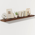 Fun Memories 66 Inch Fireplace Mantel Shelf with Invisible Bracket, 8 Inch Deep Floating Shelf for Living Room, Kitchen, Farm