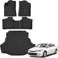 Auxko All Weather Floor Mats Cargo Mat for Toyota Avalon 2013 2014 2015 2016 2017 2018 (not for Hybrid) All Season TPE Accessories Guard Odorless Anti-Slip Floor Liners Trunk Mat