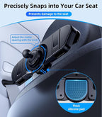 Magnetic iPad Tablet Mount for Tesla Model 3(Highland) Model Y(Juniper) 2025 2024 2023 2022 2021, Back Seat Headrest Accessories Phone Holder with Hooks, Fits 4.7-12.9" Pro Air Mini iPhone