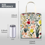 Car Trash Can, Cute Car Trash Bag, Hanging Car Organizer and Storage Bag, Trash Bin for Car Accessories, Vehicle, Travelling, Camping Cute Colorful Flowers