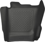 Husky Liners Weatherbeater Floor Mats | Fits 2014-2019 Chevrolet Silverado & GMC Sierra 1500, 2019 LD; 2015-2019 Silverado/Sierra 2500/3500 Double & Crew CAB | Center Hump, 1-pc Black - 83231