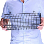 Kaforise Hanging Basket for Wire Wall Grid Panel, Multi-Function Wall Storage and Display Basket, Flower Pots Shelf Balcony P
