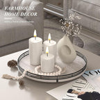 13" Oak Bathroom Vanity Tray Turntable for Perfume Candle, Round Wooden Decorative Tray for Kitchen Sink Countertop Organizer