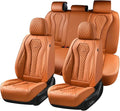 Coverado Car Seat Covers Full Set, Brown Seat Covers, Automotive Car Seat Cover, Car Seat Covers Front Seats Back Seat Covers