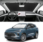 Custom Fit Windshield Sun Shade for Buick Encore GX 2020-2026, Blocks UV & Heat, Front Window Sunshade Accessorie, Easy Fold & Store Keep Your Car Cooler