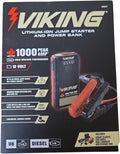 1000 Peak amp Lithium-ion Jump Starter and Power Bank Compatible with Viking