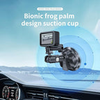 TELESIN Suction Cup Car Mount with Phone Holder, Windshield Window Dashboard Boats Vehicle Attach for DJI Action 6 5 Pro Action 4 3 GoPro Max Mini Hero 13 12 11 10 9 Insta360 X5 X4 X3 Ace Pro Pocket 3