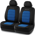 Skechers Memory Foam Car Seat Covers,Thick Cool Touch Fabric Seat Covers,Front Seat Cover Airbag Compatible,Automotive Comfor