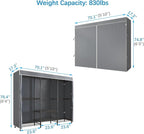 VIPEK V5C SE Covered Garment Rack Heavy Duty Clothes Rack with Cover and Adjustable Shelves, Freestanding Portable Closet Rac