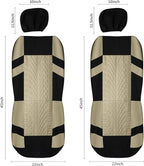 Pariitadin Car Seat Covers Front Pair, Washable and Breathable Seat Covers for Cars, Universal Fit Car Interior Covers for Mo