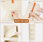 4 Pcs Modular Closet Organizer - Detachable & Foldable Hanging Storage Cubes, 88L Total Capacity, Heavy Duty Fabric Shelves f
