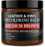 Leather Color Restorer, Leather Recoloring Balm, Scratch Remover, Leather Dye, Leather Paint, Leather Repair Kit for Furnitur