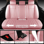 Pink Car Seat Covers Fit for Corolla Cross RAV4 Kona HR-V CRV UX,Waterproof and Breathable Automotive Seat Covers Full Set, F