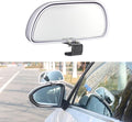 Blind Spot Mirrors for Trucks and Cars,Automotive Side View Concave Mirror Blindspot,360° Large Convex Rearview Exterior Mirror Accessories for Truck and Car(1Pack White)