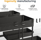 Sevenblue 2 Pack Multi-Purpose Under Sink Organizers and Storage, 2026 Pull Out Cabinet Organizer for Bathroom & Kitchen, Und
