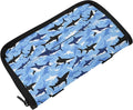 Car Tissue Holder Car Visor Organizer Tissue Box Holder for Car Sun Visor Organizer with Car Vehicle Accessories Essentials Interior for Women Men Marine Sky Blue Shark