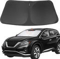Front Windshield Sun Shade Foldable Car Front Window Sun Shade Windshield Shade Custom Fit for 2015-2024 Nissan Murano Block UV Rays Heat Keep Car Cooler