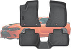TPE Floor Mats for 2011-2023 Dodge Charger RWD & Chrysler 300 Rear-Wheel Drive ONLY All Weather Car Floor Liners Fit Dodge Charger RWD Accessories Black