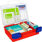 Be Smart Get Prepared 180 Piece First Aid Kit: Clean, Treat, Protect Minor Cuts, Scrapes. Home, Office, Car, School, Business