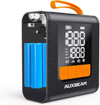AUXBEAM Tire Inflator Portable Air Compressor,150PSI Car Tire Pump 4 Inflation Modes Cordless Air Pump With LCD Screen for Car, Motorcycle, Bike, Ball