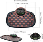 S-SNAIL-OO Multifunction Car Anti Slip Mat, 360° Rotatable Phone Holder Dashboard Pad with Temporary Parking Number, Rotatabl