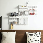 Keepo Pegboard Accessories, Peg Board Accessory Kit for Wall Organizer, Office Pegboard Accessories, Container, Racks, Hooks,
