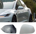 Compatible with Tesla Model Y Side Mirror Cover Replacement 2021 2022 2023 2024, Left Driver Side Rearview Mirror Cover Cap for Model Y Accessories(white)