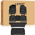 LASFIT Floor Mats & Trunk Mat for Honda Odyssey 2026 2025 2024 2023 2022 2021 2020 2019 2018 Mini Passenger Van, All Weather TPE Car Floor Liners-1st & 2nd & 3rd Row & Cargo Mat Full Set