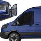 Double Layers Side Window Sunshade Magnetic Bug Screen for Front Doors, Pair Universal Size for Promaster, Sprinter, Metris, and Other Van