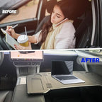 Car Desk for Tesla Model 3 Y, Foldable Tesla Desk for Laptop, Car Table Tray for Tesla Passenger Seat, Tesla Table Travel Tray for Kids, Food & Tablets, Tesla Tray Long Trip Essentials
