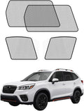 Car Window Shades for Subaru-Forester(2019-2024),4 Pack Car Window Cover for Baby Sun Shade Blocker Breathable Mesh,Reduce UV Rays & Heat Insulation Privacy Protection for Camping, Travel, Sleep
