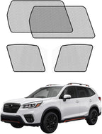 Car Window Shades for Subaru-Forester(2019-2024),4 Pack Car Window Cover for Baby Sun Shade Blocker Breathable Mesh,Reduce UV Rays & Heat Insulation Privacy Protection for Camping, Travel, Sleep