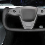 MEWANT Hand Stitched Tesla Model S Yoke Steering Wheel Cover Wrap for Tesla Model S 2021-2023 / Model X 2021-2023 Tesla Yoke Steering Wheel Accessories(3D Style)