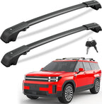 KINGGERI 300LBS Lockable Roof Rack Cross Bars Compatible with 2024 2025 2026 Hyundai Santa Fe & Santa Fe Hybrid with Raised Side Rails (Not for SE), Aluminum Heavy Duty Crossbar Luggage Accessories